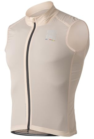 ROCKBROS Road to Sky Chaleco Ciclismo para Hombre Chaqueta Ciclismo sin Mangas Cortaviento Chaleco Deporte Protección Solar para Running Primavera Otoño