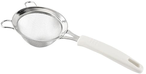 Setaccio per cottura – Scolapasta a doppio strato in acciaio inox a 30 maglie | Utensili da cucina gadget per alimenti setacci succhi filtraggio drenante risciacquo lavaggio