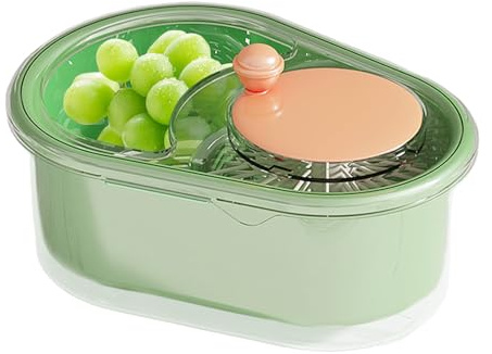 Gihioue Centrifugadora de ensalada | manual de ensalada | con colador | para casa, dormitorio, restaurante, apartamento, empresa, alquiler, camping, picnic, fiesta