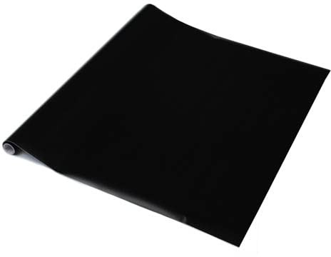 67.5cm x 5m d-c-fix MATT BLACK Sticky Back Plastic Vinyl wrap Film (200-8031)