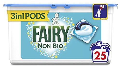 Fairy Non Bio PODS®, per pelli sensibili, 25 lavaggi