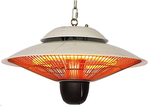 HKPLDE Stufa A Fungo Elettrico Lampada Riscaldante Appeso Resistente alle Intemperie Radiatore Infrarossi per Balcone Cortile Stile Soffitto Montato-1500W