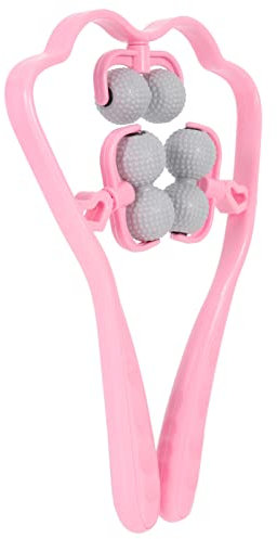 Beavorty Massaggiatore Per Collo Rullo Massaggiante Portatile Sfere Massaggianti Strumento Per Massaggi Aiuta Ad Alleviare Di Testa e Promuove Recupero Leggero Compatto