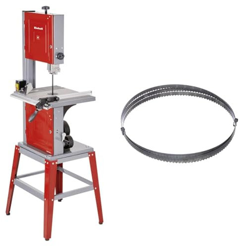 Einhell Bandsäge TC-SB 305 U (750W, 370-800 m/min Sägebandgeschw., 170mm Schnitth, neigbarer Sägetisch, Parallel- und Winkelanschlag, Untergestell, inkl. Bandsägeblatt)