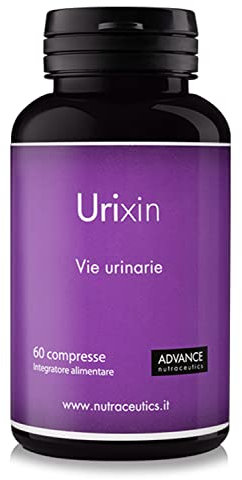 Urixin - vie urinarie | integratore alimentare premium | 6 sostanze naturali | mannosio, mirtillo rosso canadese, Lactobacillus, solidago, tè verde e ortica | 60 compresse