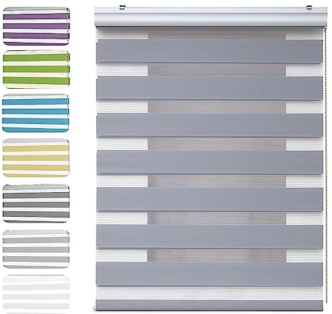Roller Blind 30 x 200 cm Thermal Insulated,UV Protection Roller Blinds Window Shades in a Variety of Colours and Sizes Ideal for Bedroom, Nursery, Light Grey