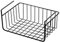 Folpus Under Shelf Storage Basket, Hängekorb Metallkorb unter Schrank hängenden Korb Organisator für Küche, Bad, Büro, Speisekammer, Schrank, Schwarz 32x22cm