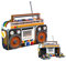 Retro Radio Recorder Building Blocks Brick Kits, Vintage Music Player Display Collectible Building Toys Set, Creative Present for Adults Boys Girls, with 2 Figures, 554PCS