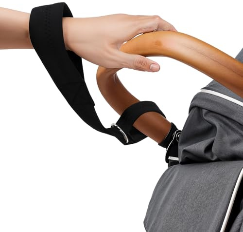 Xindojuz 1 sangle de poignet de sécurité pour enfants, laisse réglable pour landau, fauteuil roulant avec poignée rembourrée douce, accessoire de sécurité pour la sécurité des enfants ou des grands