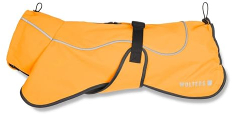 Wolters Hundejacke Cape Drizzle | Ganzjahresjacke für Hunde in der Farbe Orange | Größe 36 (Rückenlänge 35-37 cm)