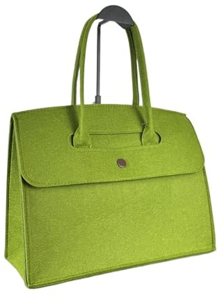 JBJYGSG Feltro Bag Borsa in feltro con coperchio, borsa tote con chiusura a scatto, borsa di grande capacità, borsa in feltro(Color7)