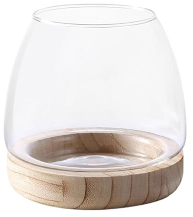 Vaso Idroponico - Vaso Per Pesci In Vetro | Vasi Da Tavolo In Vetro Con Bulbo Di Giacinto Per Terrari, Acquario Ecologico | Centrotavola Di Vasi Di Fiori, Di Bicchieri Decorativi Per Decorazio