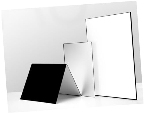 ABOOFAN Pannello Riflettente in Cartone Fotografico A3 per Fotografia Still Life Supporto Autonomo e Illuminazione Supplementare per Studio Desktop