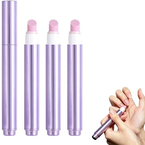 3 pcs Empujador de Cutículas de Cerámica con Aceite, 3-En-1 Aceite Cuticulas Uñas Lapiz, Cuticle Oil Bolígrafo Nail Care Lapiz, para Uñas Secas y Agrietadas Hidrata Fortalece y da Brillo a las Uñas