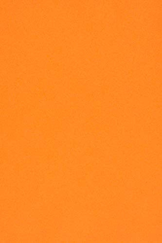 Netuno 20x Tonkarton Orange DIN A4 21 x 29,7 cm 170g Sirio Color Arancio Farbiges Tonpapier buntes Bastelpapier bedruckbar für Karten Einladungen Bastelbogen A4 Kartengestaltung Basteln