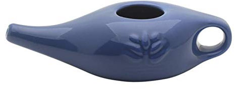 Neti Pot, Ceramic Sinus Rinse Bottle Nose Cleaner, Nasal Irrigation System, Nose Washing Kit, Comfortable Spout Pot For Sinus Rhinitis Allergy (250ml)