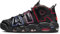 NIKE Air More Uptempo 96 Mens Basketball Trainers FD0729 Sneakers Shoes (UK 8.5 US 9.5 EU 43, Black Bright Crimson 001)