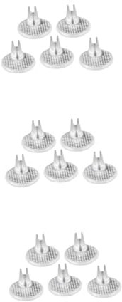 SOLUSTRE 15 Paare Schuh Zehenschutz Vorfußpolster Für Damen Einlegesohlen Für Sandalen High Heels Für Frauen Klare Absätze Für Frauen Fußpolster Für Die Füße Zehenkissen Pads Fräulein Tanga