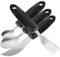 PLAFOPE 1satz Einstellbares -besteckset Für Senioren Und Menschen Mit Behinderung Ergonomische Adaptive Utensilien Für Mühelose Mahlzeiten Für Schwache Griffe Und