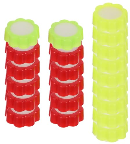 JUMPLAWN 20 St Finger Moistener Sponge med Plommonblomdesign Fingerfuktare för Kontorsarbete och Kontanthantering Multifunktionell Fingerfuktningssvamp för Bank Papperssortering Slumpmässig