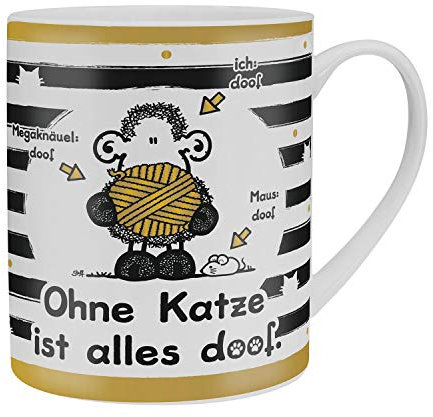 XL-Tasse Ohne Katze ist alles doof