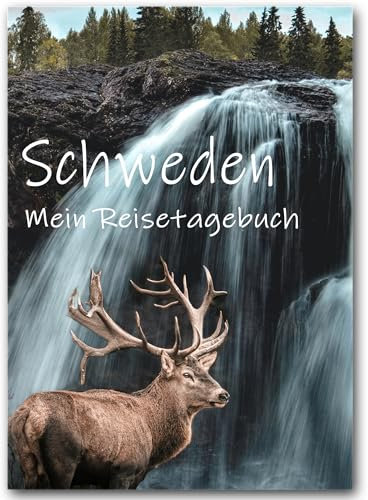 Calmondo Schweden Reisetagebuch zum Ausfüllen | individuelles Schweden Reisebuch mit Reiseplanung, Zitaten, Karte uvm | Gestalte deinen eigenen Schweden Reiseführer | Schweden Geschenk | DIN A5