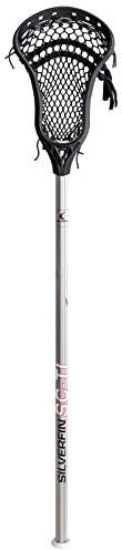 Silverfin Mens Complete Lacrosse Stick with Mesh Pocket | Youth Lacrosse Stick: Smooth, Lightweight & Durable with Sturdy Construction | Kids Lacrosse Sticks | Boys Lacrosse Stick