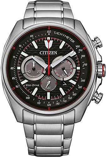 CITIZEN Herren Analog Japanisches Quarzwerk Uhr mit Edelstahl Armband CA4561-89E