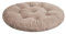 HOBBYGARDEN Hängesessel Kissen, Hängekorb Sessel, Indoor/Outdoor, Auflage, Rund, Swing, Schaukelkissen, Sitzkissen für Stuhl, Velvet, Waschbar, Beige, 65 x 65 cm