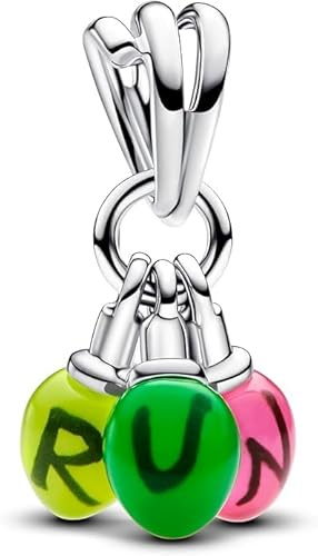 PHCLASY RUN Charm Compatibili Bracciale Argento Sterling Ciondolo Natale Gioielli Regali per le Donne Moglie Amici