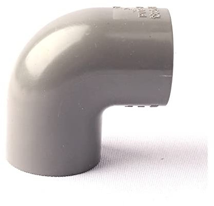 KANDUO PVC-rördelar 32 mm vattenslangsserie PVC-anslutningsbeslag trädgårdsarmbåge tvärgående kontakt rak plast bevattningsrörtätning grå