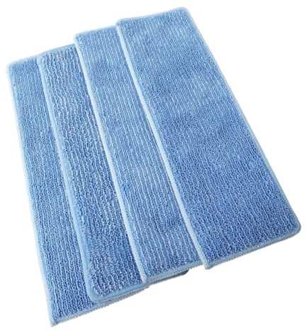 Confezione da 4 panni di ricambio in fibra superfine for aspirapolvere robot Proscenic P10 P10 Pro P11 P11, panno in microfibra for lavaggio a umido e a secco