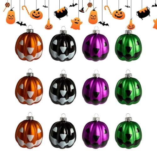 Halloween Dekorationsbollar Gulliga pumpaprydnader