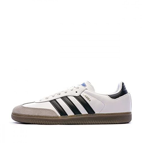 adidas Samba OG Homme Baskets, Blanc Ftwbla Negbás Gracla 000, 45 1/3 EU