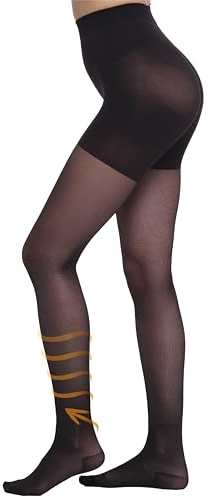 BeOnTop Collant Femme 70 Den - Collant De Contention Femme Gradués 17-18 Mmhg, Bas Confort Support Line By Gambetti - Made In Italy