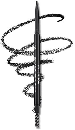 Eyebrow Pencil Natural Look,Black Eyebrow Pencil Easy To Use,Brow Pencil Long-Lasting,Waterproof Precise Application,Vegan & Cruelty-Free 0.08g (105#Black)