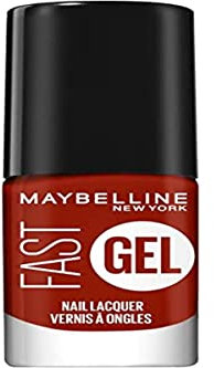 Maybelline Fast Gel Nail Lacquer Red Punch 11 Long-Lasting Nail Polish 7ml