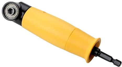 Bestgle 90 ° Angolo Retto Driver Angolo Estensione, Avvitatore Angolo Adattatore, Adattatore ad Angolo Rettosupporto per Punta Magnetica, Cacciavite Angolare