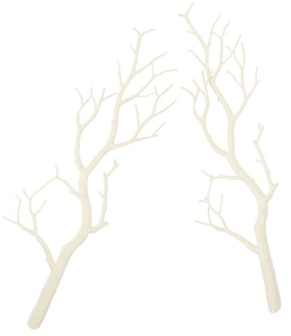IMIKEYA Rami di Albero Artificiali Decorativi in Ramo Naturale Resistenti alla Corrosione 2 Pezzi come Supporto Fotografico per Decorare Ogni Angolo della Casa