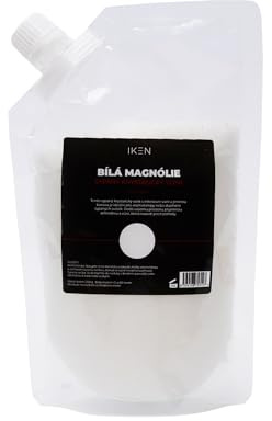 Ljussand – granulerat doftvax för värmare och gör-det-själv-ljus, 250 g | Långvarig, ren bränning | flera nödvändigheter (vit magnolia)