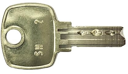 Replacement SH2 Lift Key for DOM Electrical Switches, Control Panels & Utility Cupboards