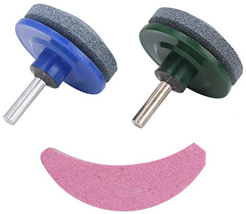3 st/set universell gräsklippare trimmer bladslipare, slipning slipning sten verktyg trädgårdstillbehör för slipning, metallpoleringsborr handborr rass trimmer, sickar, skärmaskin, hackar