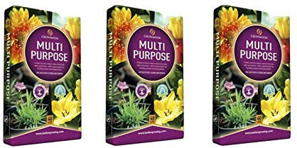Multi Purpose Plant Care Gardening Compost Potting Soil Growing Flower Help Retain Water Growmoor 40L (3)