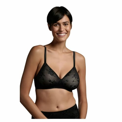 Lepel Reggiseno Senza Ferretto 380 Belseno Coppa B Profumatore Saggio in Omaggio Nero 6