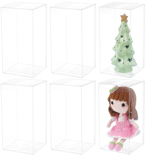 BENECREAT 10 unidades de cubos de PET cajas de embalaje 10 x 10 x 20 cm cajas de regalo transparentes de PET cajas de regalo transparentes para embalaje venta regalos fiesta regalos boda empresa