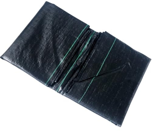 HOMSFOU Tela para Paisajismo Resistente de 1m X 5m, Cubierta Vegetal y Transpirable para Jardín, Barrera de Malezas Duradera para Control de Malas Hierbas en Huertos y Césped