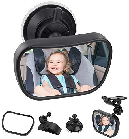 Specchietto Retrovisore Bambini，Bambino Vista Posteriore Specchio, Specchio Per Auto Sedile Posteriore Specchio, Specchio Auto Regolabile Per Bambini Specchietto Per Sedili Posteriori