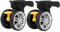 Bnineteenteam Gepäck-Koffer-Räder, Brake Mute Double Row Wheel Koffer-Gepäck-Ersatz, Universal-Rad-Outdoor-Zubehör