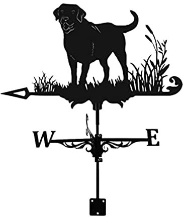 Wetterhahn fürs Dach Wetterhahn Metall Weathervanes for Kuppel, Weathervanen for Dächer, Gartengarten Edelstahl Retro Wetter Vane-Hog-Auto Segelboot