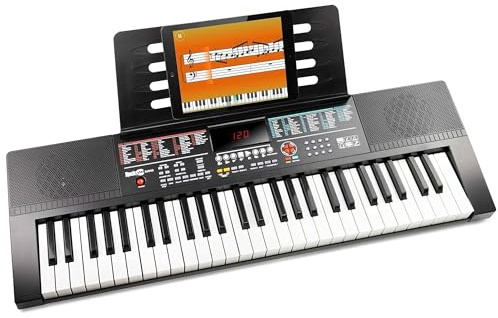 RockJam 54 Key Keyboard Piano with LED